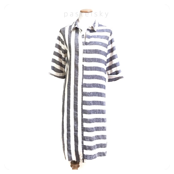 CASLON linen shirtdress - Picture 2 of 8